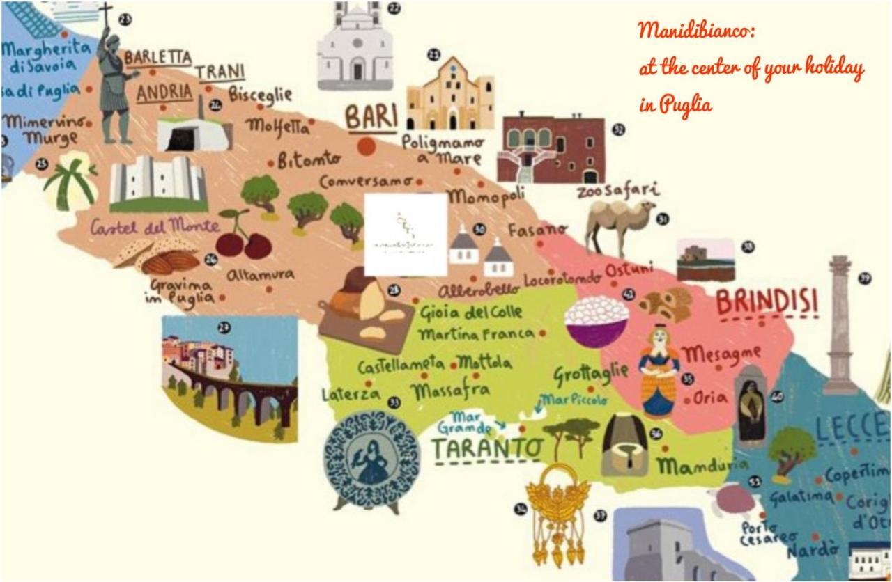 Manidibianco Apulian Relaxing Stay Turi Eksteriør bilde